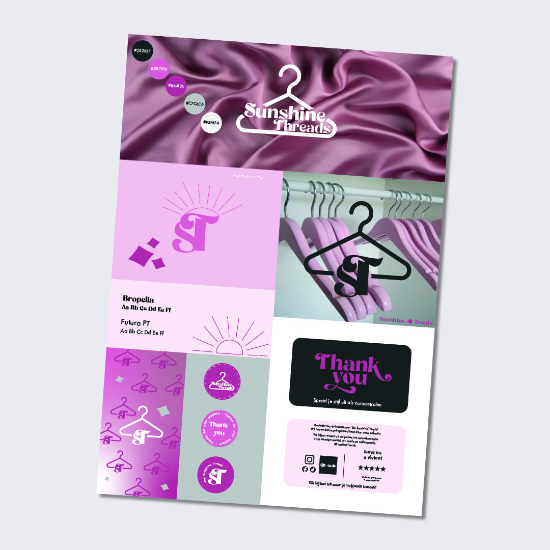 Kledingmerk &ndash; Brand design door Julie Knol