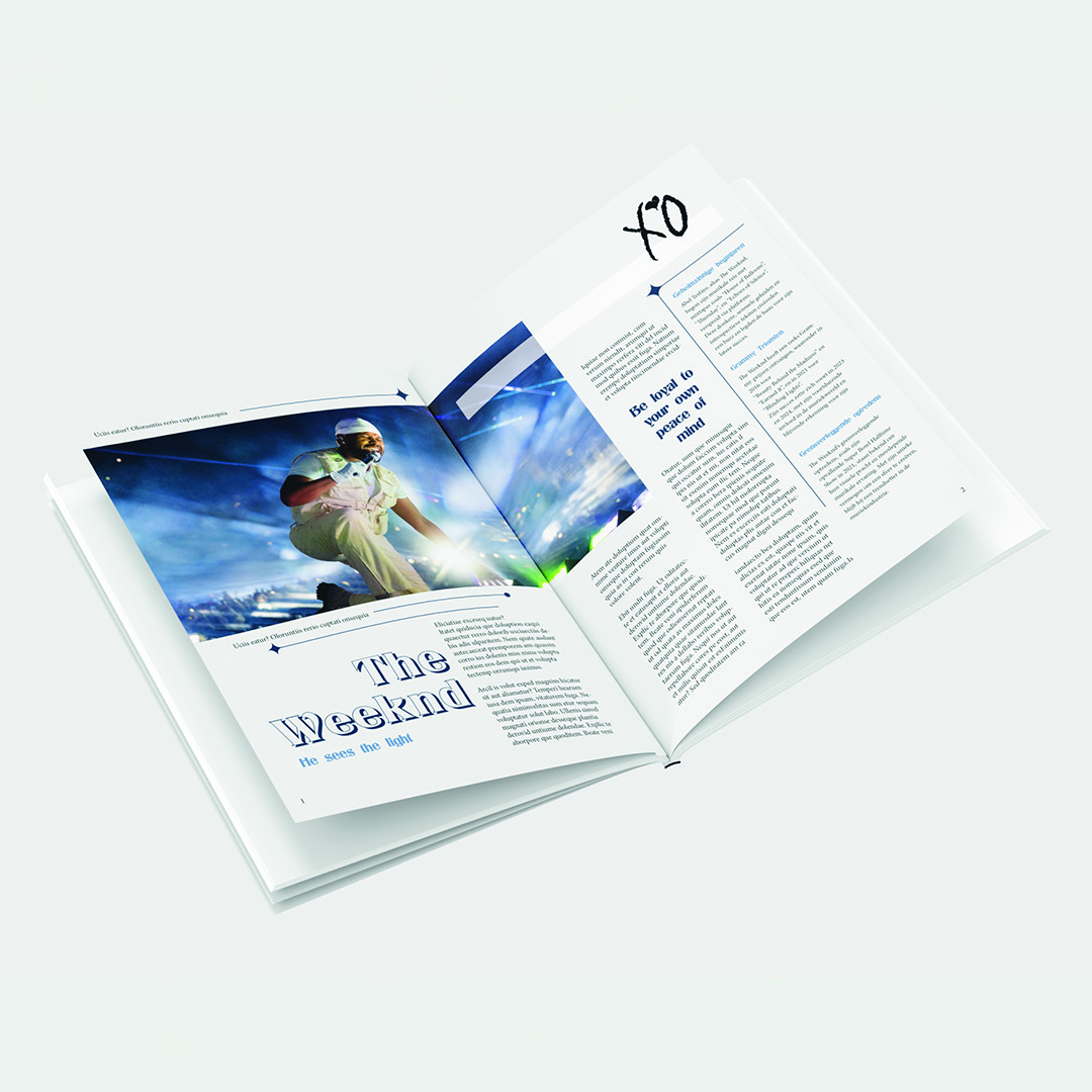 Magazine spread &ndash; Design door Julie Knol